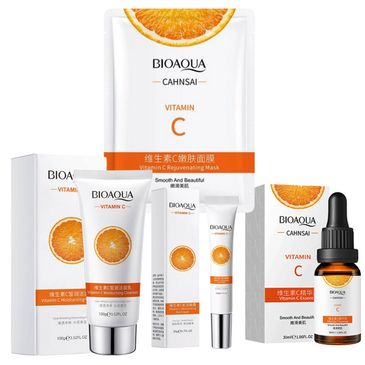 KIT SKINCARE ACLARANTE ANTIARRUGAS VITAMINA C 🍊